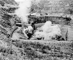 V2 Tube Test In A Slate Mine In Southern Thuringia